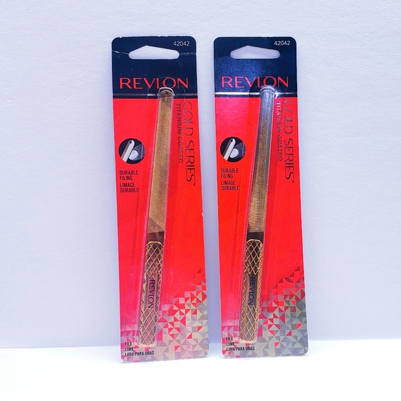 Revlon Titanium Coated Gold Series Nail File, #42042 (2 pack) - Picture 2 of 6